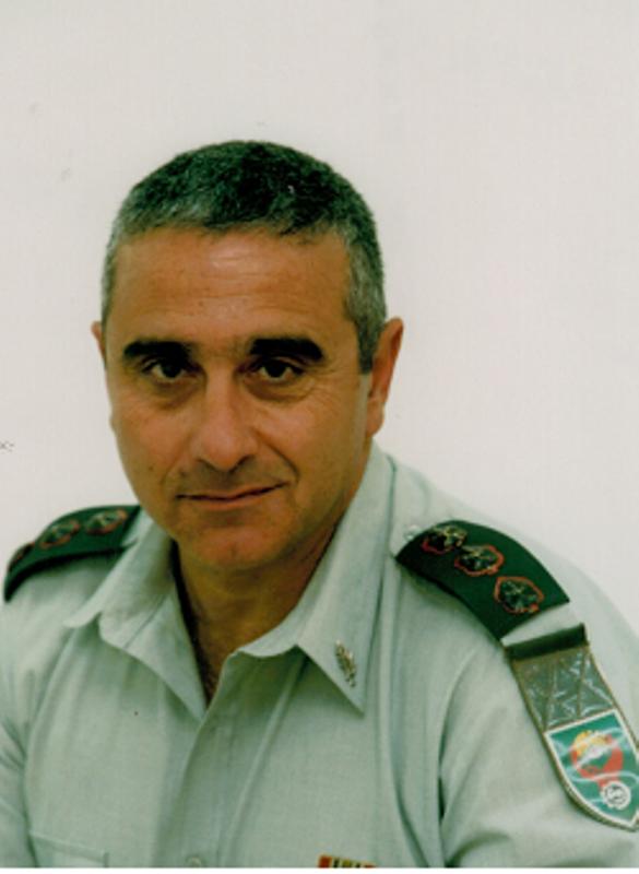 תמונה של אל''מ רפאל סדן   - בתפקידו האחרון מפקד יחש"מ 653 (מחנה נתן)